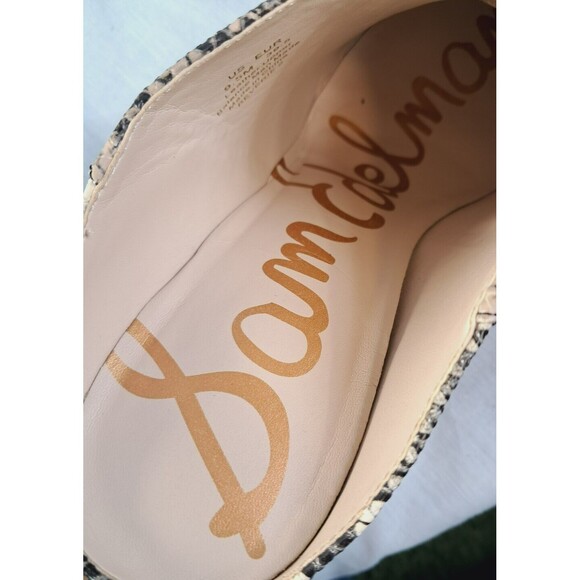 Sam Edelman Womens Reverie 2 Python Snake Ankle Block Pointed Mules 9.5M - Picture 9 of 10